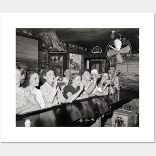 Louisiana Bar, 1938. Vintage Photo Posters and Art